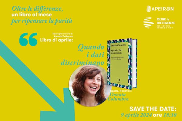 “Oltre le differenze”: il 9 aprile un nuovo appuntamento con Apeiron
