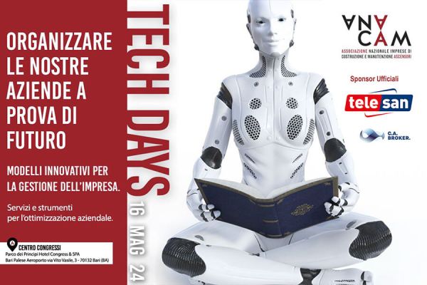 Aziende a prova di futuro, se ne parla durante l’ANACAM TECH DAY il 16 maggio a Bari