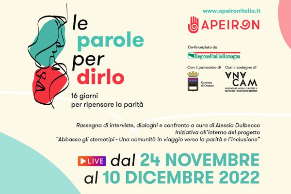 ANACAM4SOCIETY, parte il primo progetto. Insieme ad Apeiron ODV per andare oltre le differenze